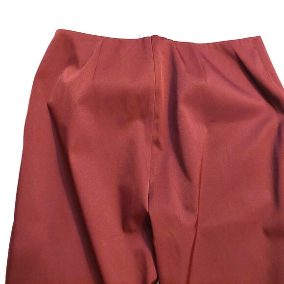 Richmond Burgundy Wide Leg Pants Slacks Trousers Sz 42 NWT - Picture 6 of 11